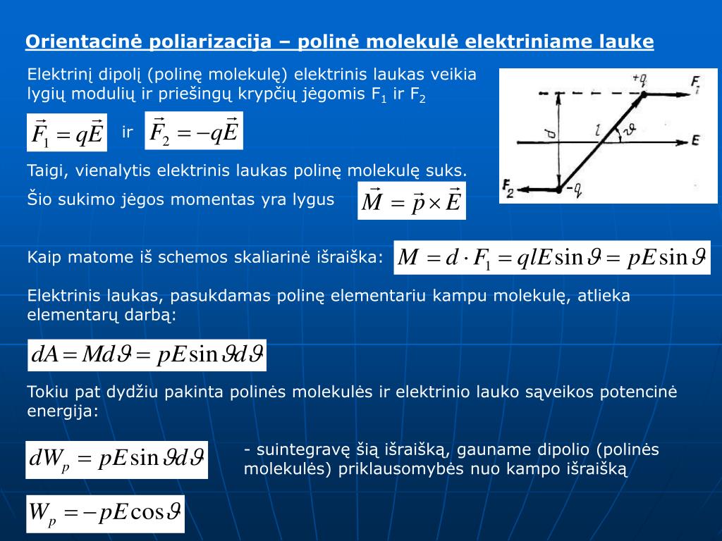 PPT - Elektrostatinis laukas dielektrike PowerPoint Presentation, free  download - ID:949879