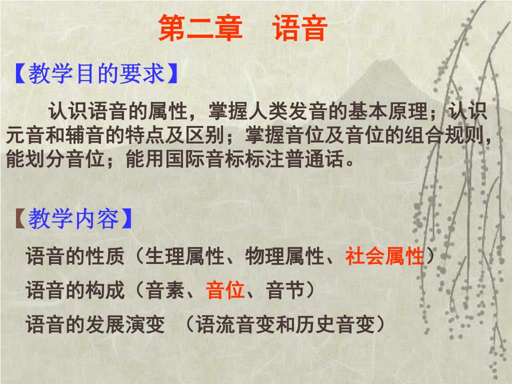 Ppt 第二章语音powerpoint Presentation Free Download Id 950305