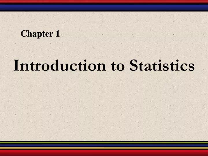 Ppt introduction to statistics powerpoint presentation id 951005