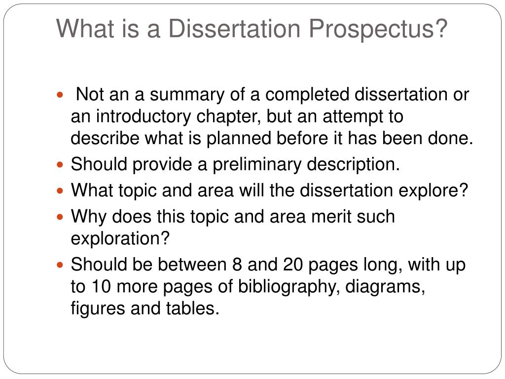 Marketing dissertation objectives