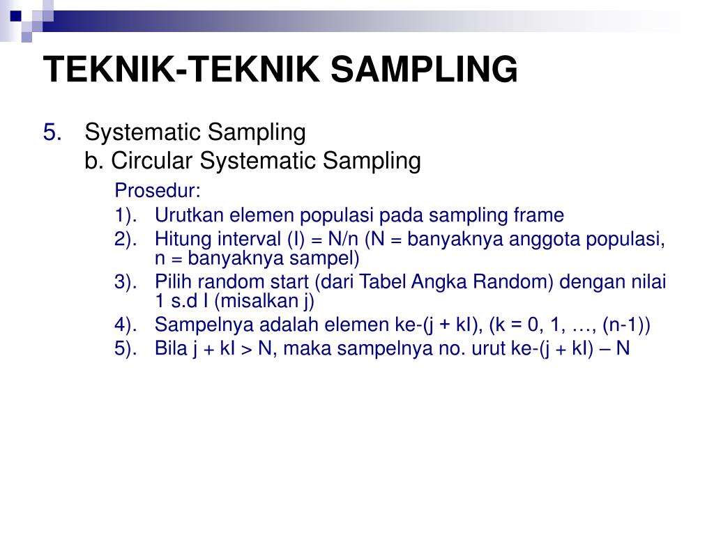 PPT - METODE PENARIKAN SAMPEL ( SAMPLING ) PowerPoint Presentation