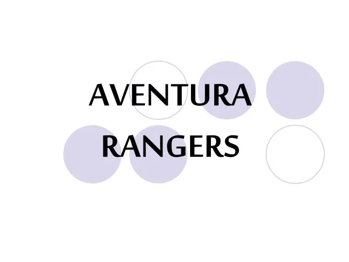 aventura rangers n.