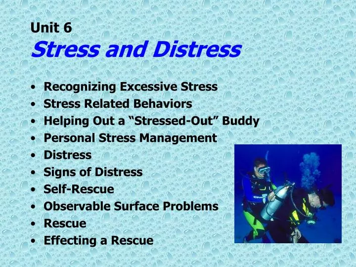 PPT Unit 6 Stress and Distress PowerPoint Presentation, free download ID954690