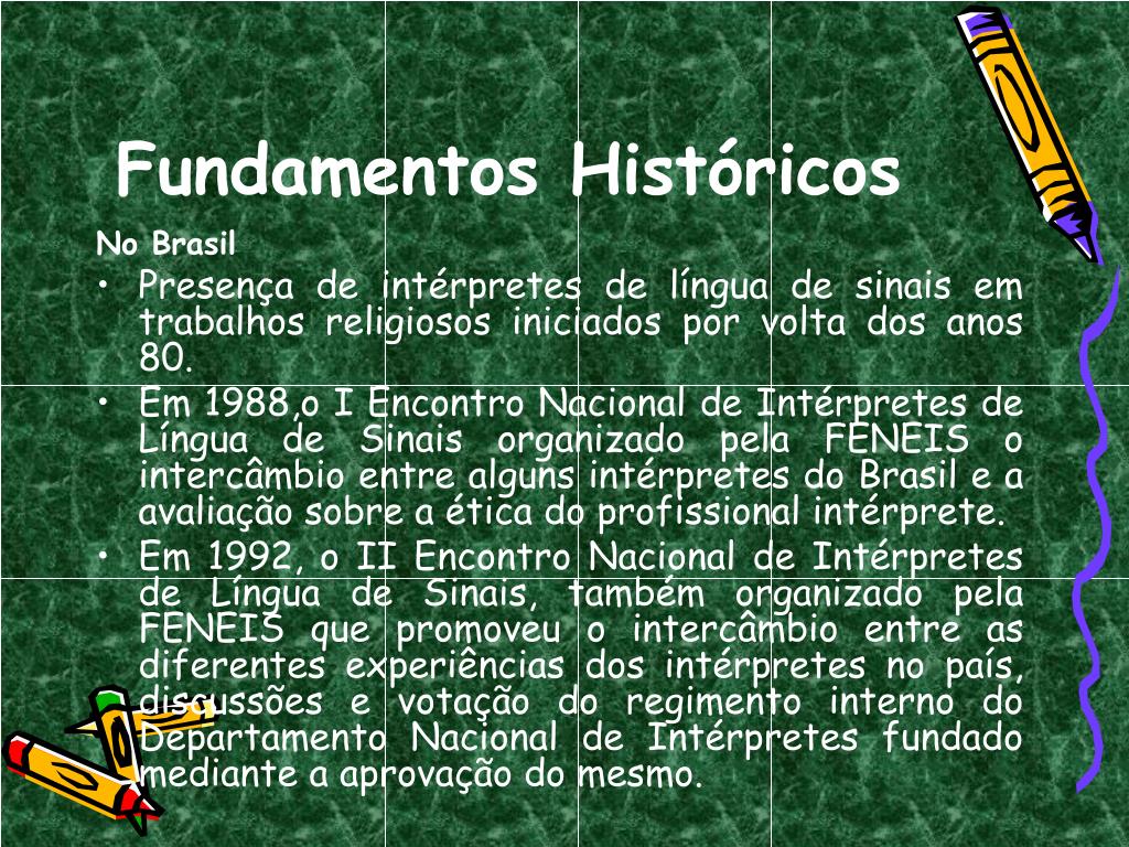 PPT - O Intérprete e Tradutor de Língua de Sinais PowerPoint ...
