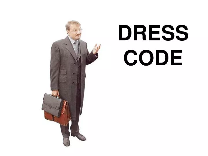 presentation on dress code