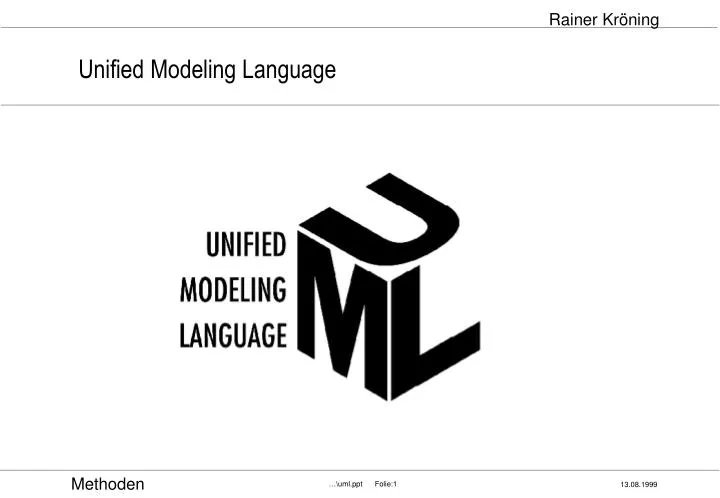PPT - Unified Modeling Language PowerPoint Presentation, free download