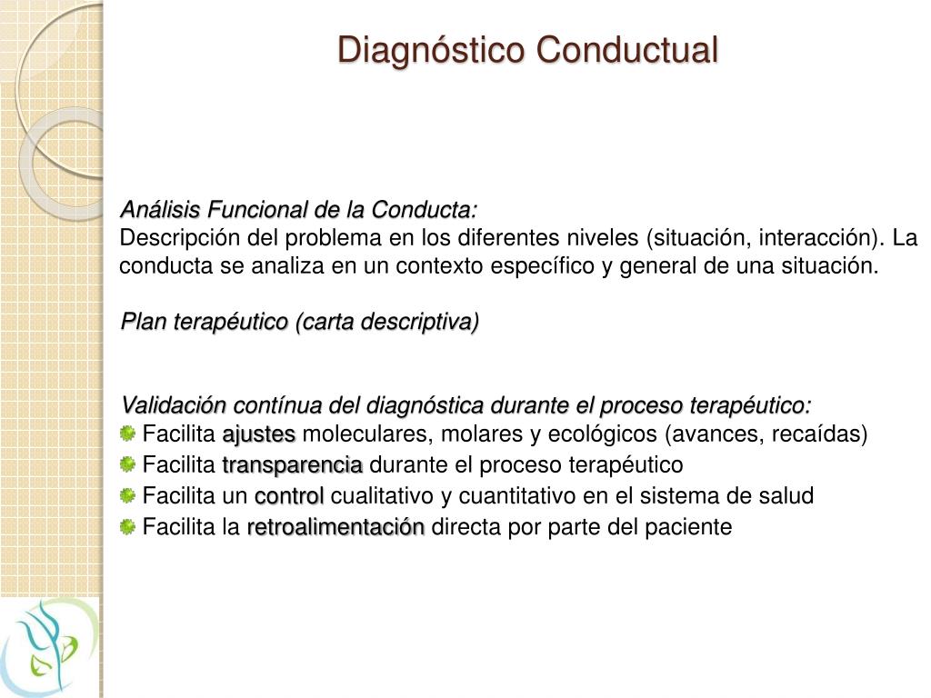 Introducir 75+ imagen diagnostico funcional segun el modelo cognitivo conductual