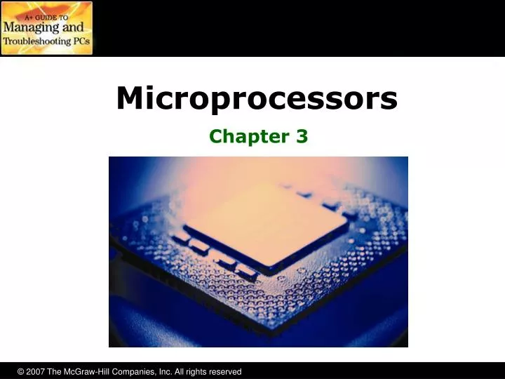 microprocessors n.