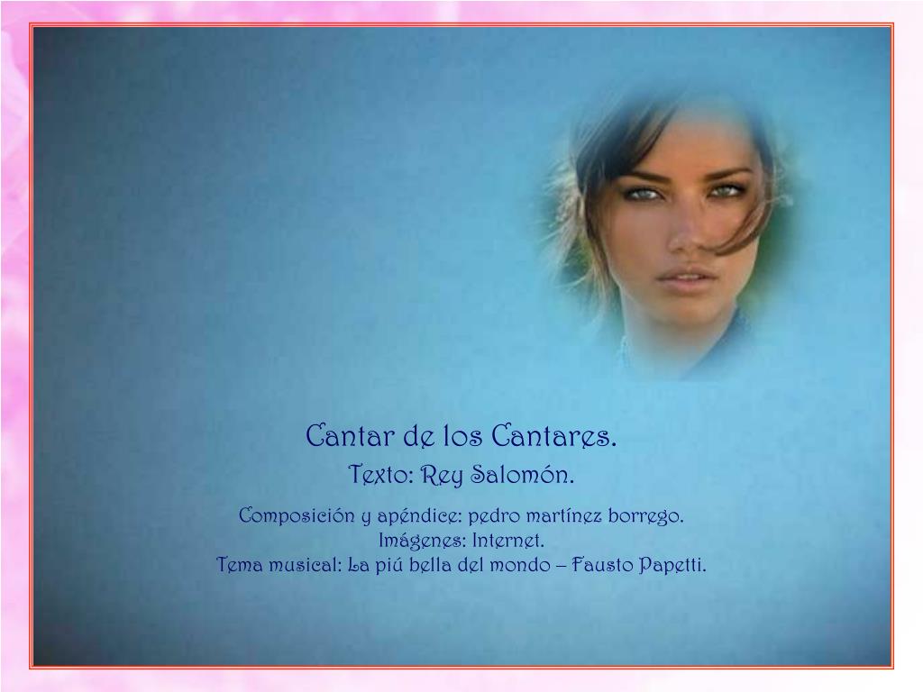PPT - Cantar de los Cantares PowerPoint Presentation, free download -  ID:963115