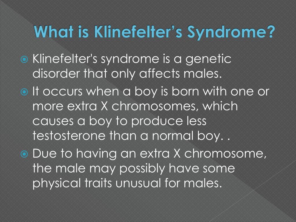 Ppt Klinefelters Syndrome Powerpoint Presentation Free Download
