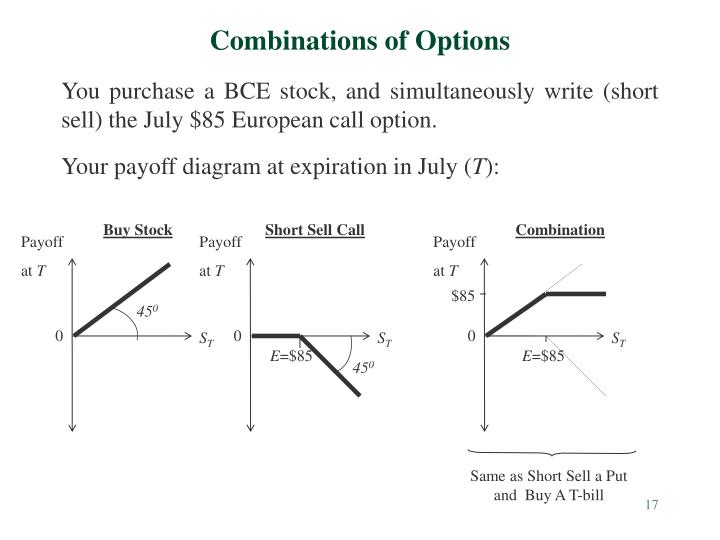 Buy stock and sell call options