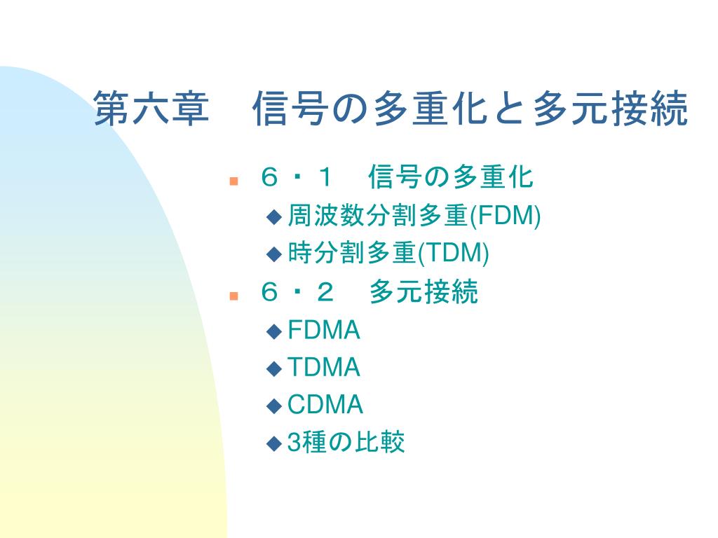 符号分割多元接続方式