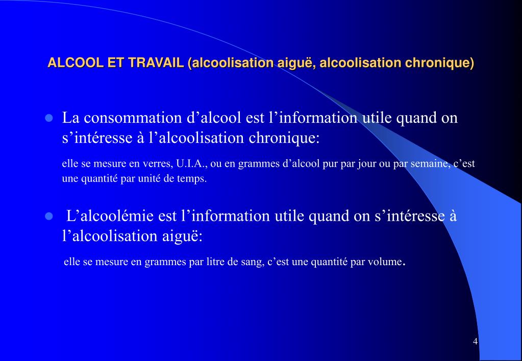 PPT - ALCOOL ET TRAVAIL PowerPoint Presentation, free download - ID:966383