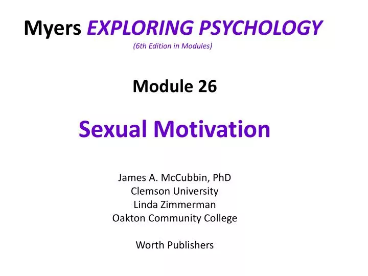 myers exploring psychology 6th edition in modules n.