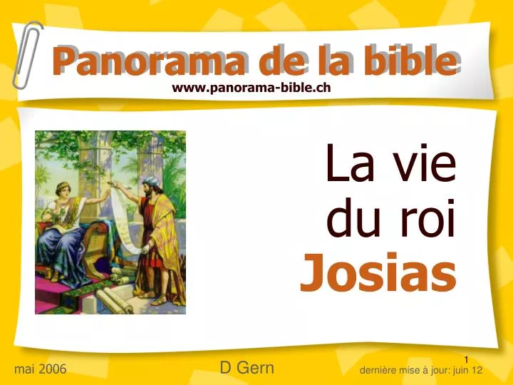 josias in the bible