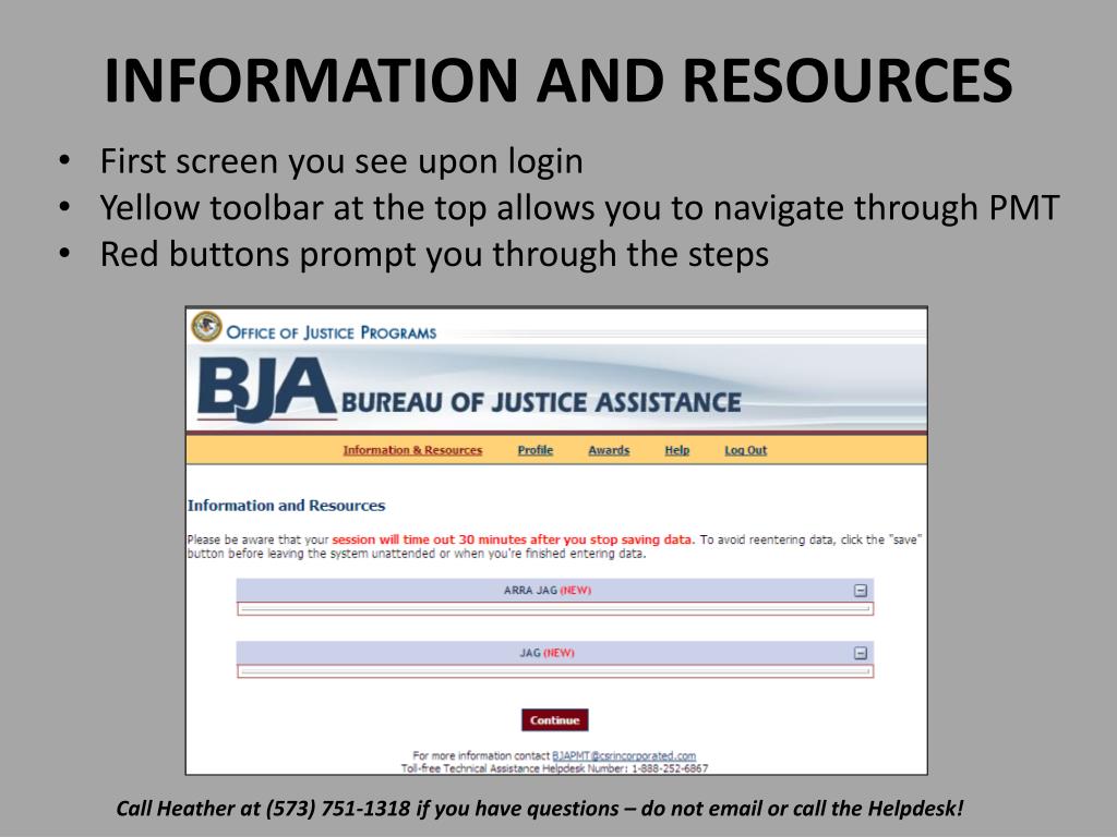 Ppt bja performance measurement tool pmt new metrics effective 4