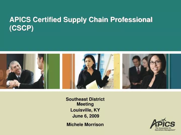 Ppt Apics Certified Supply Chain Professional Cscp Powerpoint