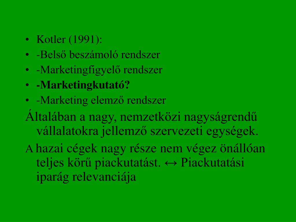 PPT - PIACKUTATÁS PowerPoint Presentation, free download - ID:968759