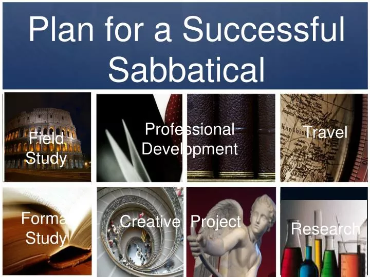 plan for a successful sabbatical n.