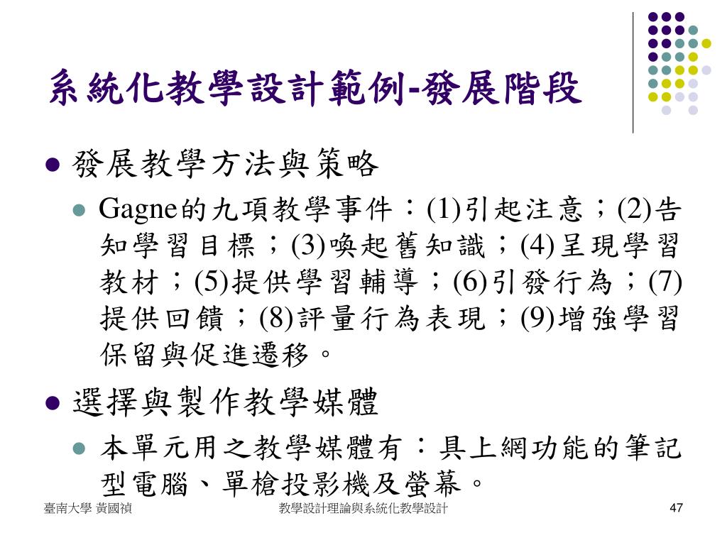 Ppt Part A 04 教學設計理論與系統化教學設計powerpoint Presentation Id Ppt Part A 04 教學設計理論與系統化教學設計powerpoint Presentation Id