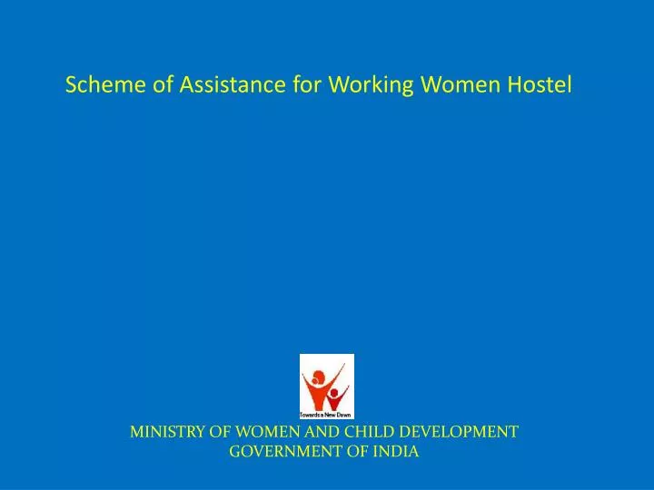 scheme of assistance for working women hostel n.
