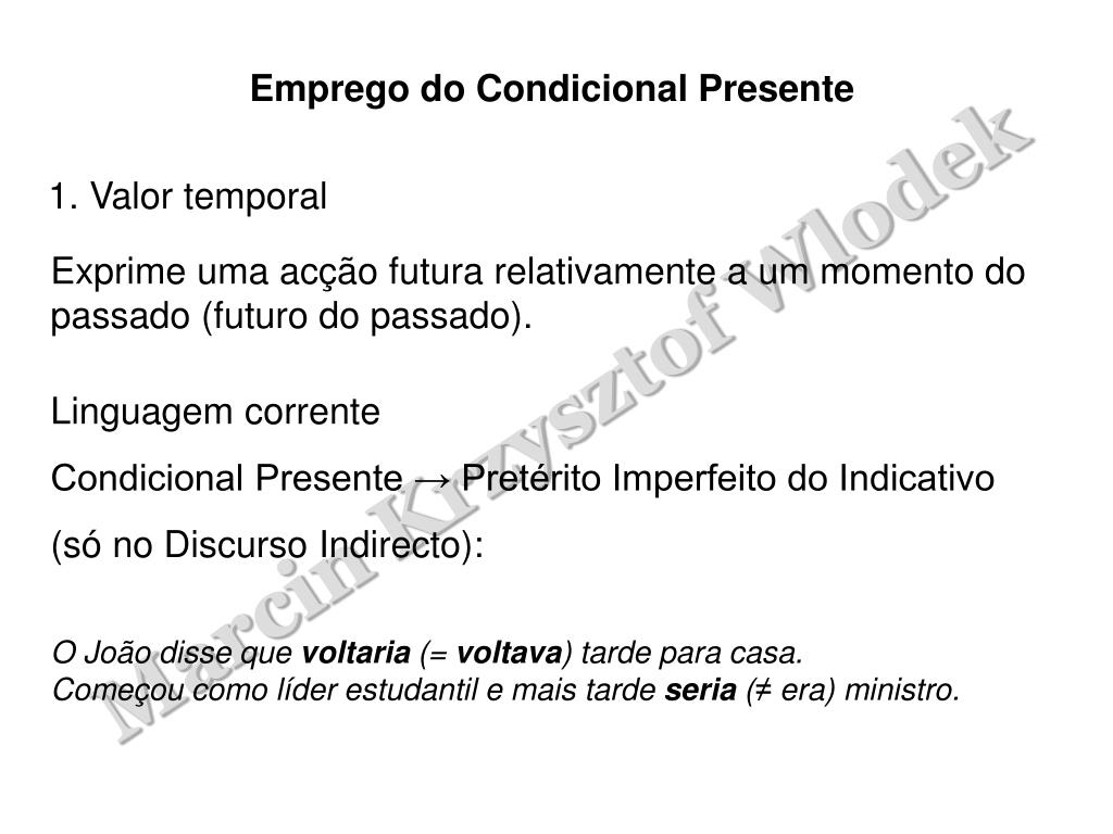 PPT - Condicional PowerPoint Presentation, free download - ID:971373