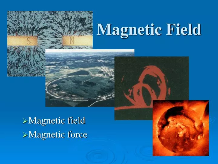 magnetic field n.