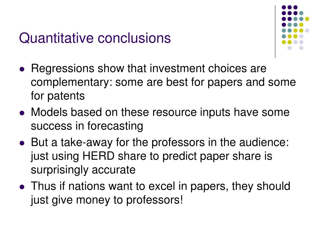 sample conclusion in quantitative research