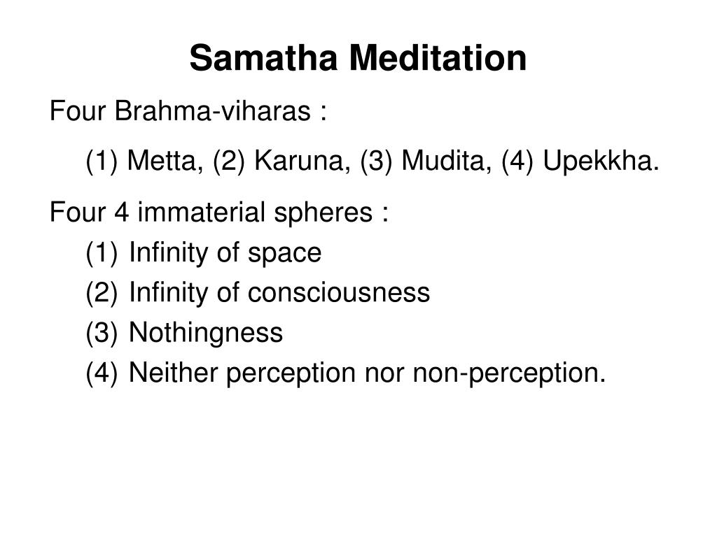 A Primer on Samatha Meditation by Kyle Parton A Primer on Samatha Meditation by Kyle Parton