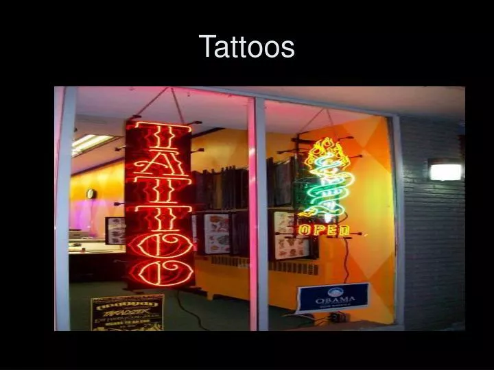 tattoos n.
