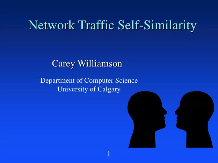 network traffic self similarity n.