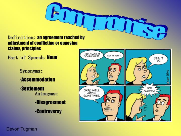 Ppt Abbreviate Point Presentation Id 973146 Compromise