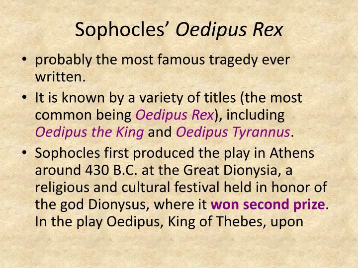 oedipus synthesis essay Composed by sophocles, it was the first in a trilogy of historical chronology, followed by two more pieces, oedipus at colonus and antigone this story depicts the life of a prophecy fulfilling man who becomes the king of thebes and unknowingly completing several gruesome acts as they were stated in a prophecy made by an oracle. oedipus synthesis essay Composed by sophocles, it was the first in a trilogy of historical chronology, followed by two more pieces, oedipus at colonus and antigone this story depicts the life of a prophecy fulfilling man who becomes the king of thebes and unknowingly completing several gruesome acts as they were stated in a prophecy made by an oracle.