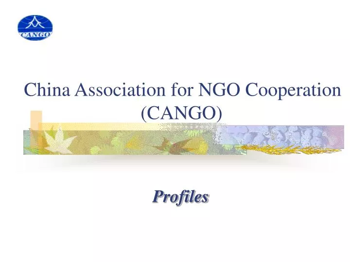 china association for ngo cooperation cango n.