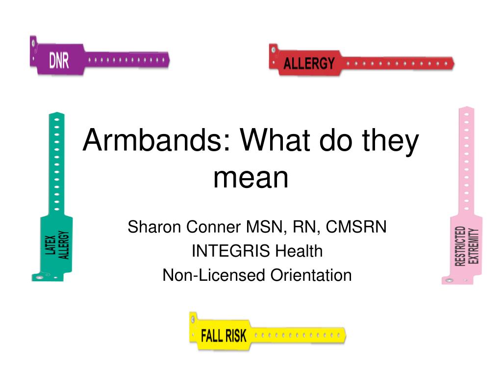 PPT - Armbands: What do they mean PowerPoint Presentation, free download -  ID:974947