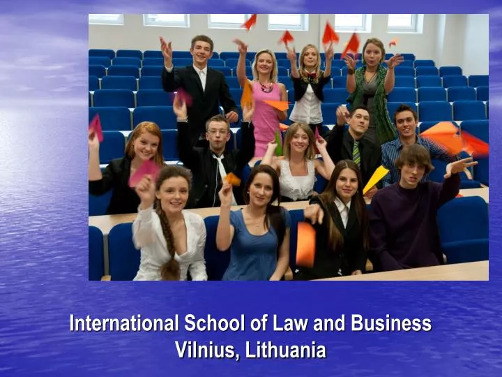 international school of law and business vilnius lithuania n.