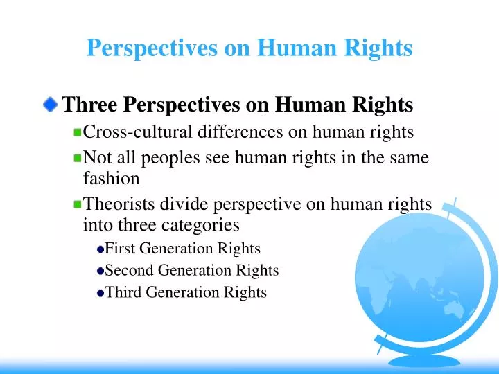 PPT - Perspectives on Human Rights PowerPoint Presentation, free download -  ID:974978