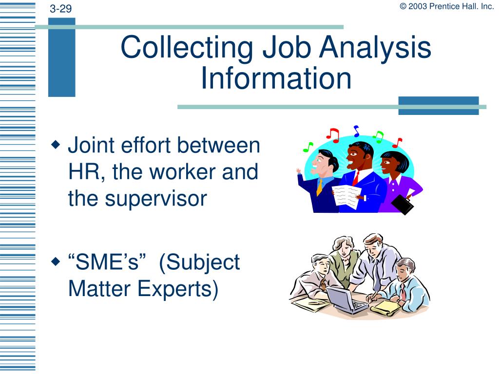 Method of collecting data for job analysis