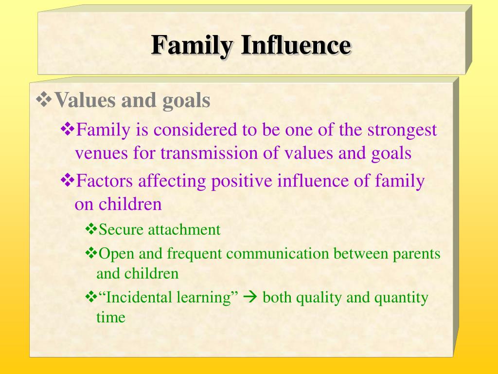 influence of family on personality essay