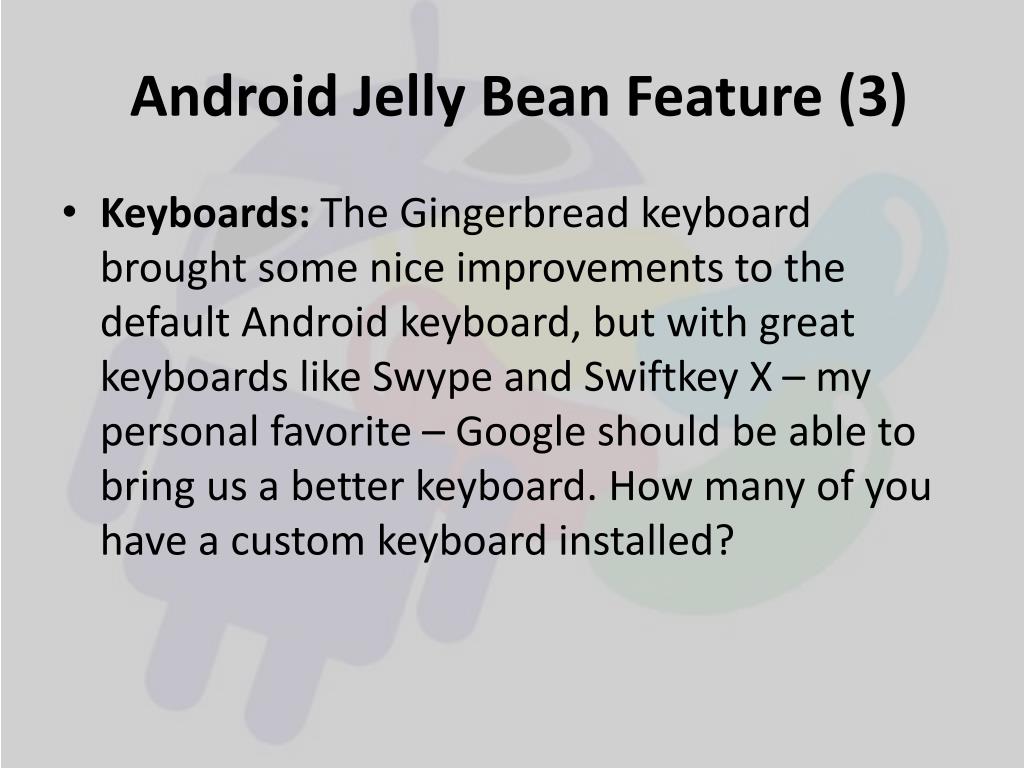 Ppt Android 5 0 Jelly Bean Powerpoint Presentation Free Download Id 976571