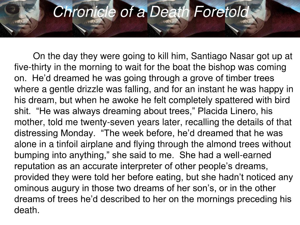 chronicle of a death foretold pdf