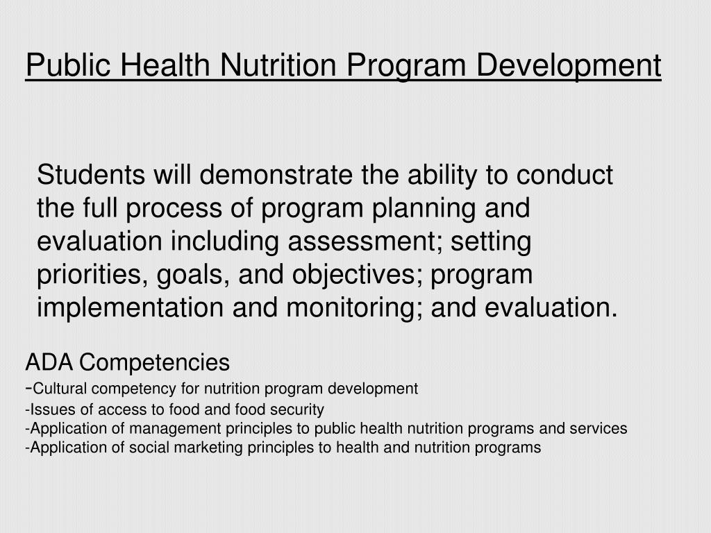 PPT - Public Health Nutrition PowerPoint Presentation, free download