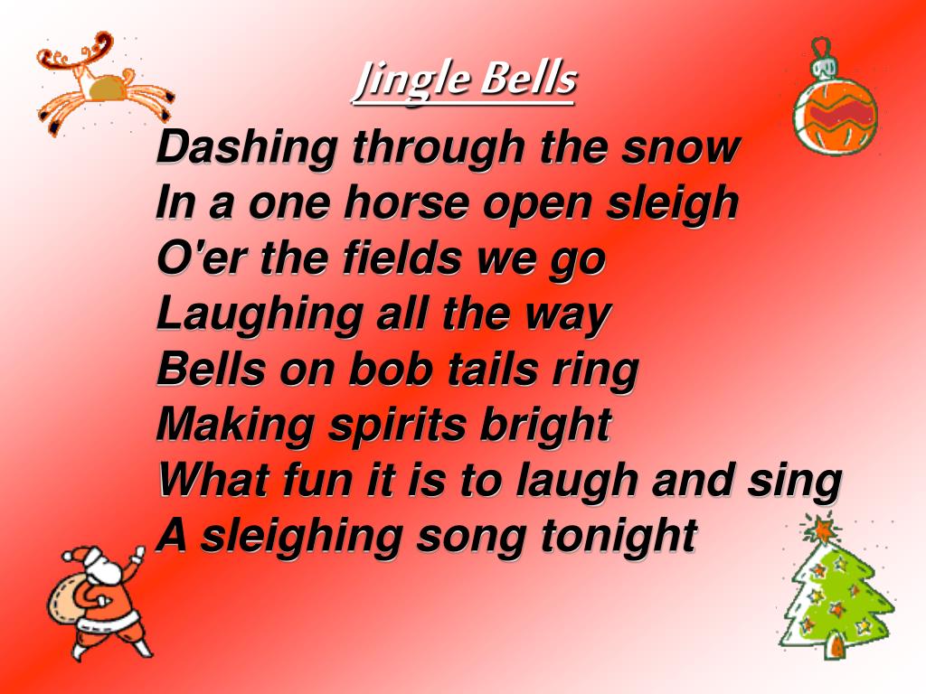 Jingle Bells (One Horse Open Sleigh) - Natal 