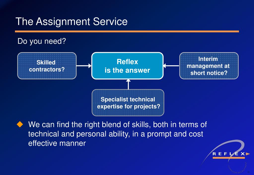 assignment service charge