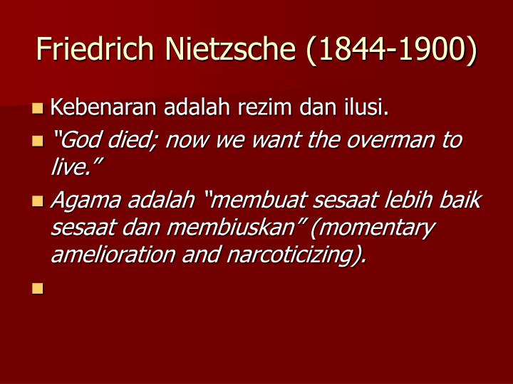 nietzsche and the overman nietzsche and the overman