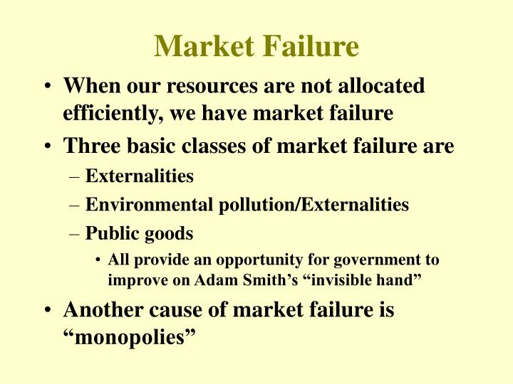 causes market failure causes market failure
