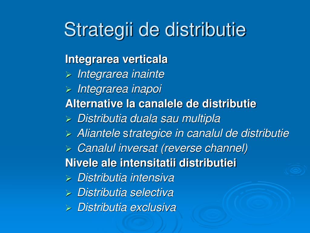 PPT - Strategii de distributie si Marketing direct PowerPoint Presentation  - ID:980616