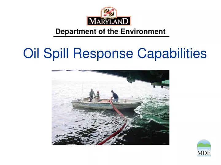 PPT Oil Spill Response Capabilities PowerPoint Presentation, free