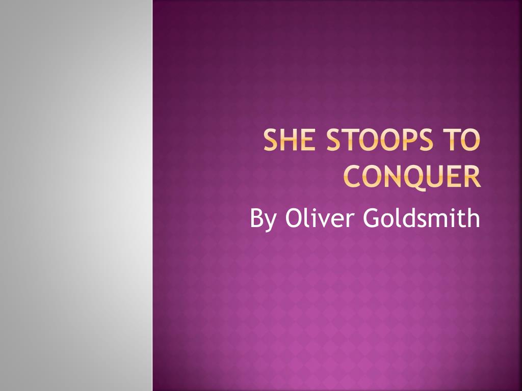 she stoops to conquer short summary