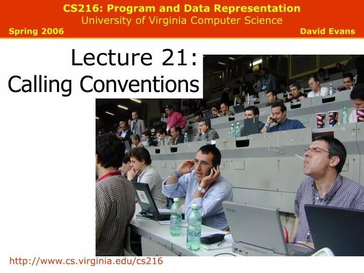Ppt cs216 program and data representation university of virginia